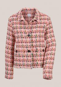 MADELEINE Kurzblazer »Blazer Kurzer Strukturblazer mit Hemdkragen«