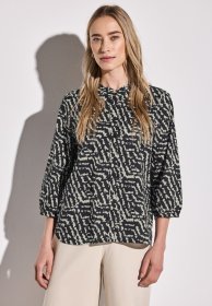 STREET ONE Klassische Bluse mit 3/4 Ärmeln