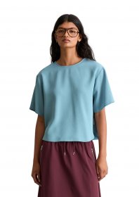 Marc O'Polo DENIM Kurzarmbluse »aus TENCEL™ Lyocell«