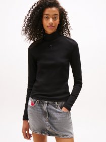 Tommy Jeans Langarmshirt »TJW ESSENTIAL MOCK NECK« mit Stehkragen