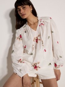 Apricot Klassische Bluse »Bluse« mit Stickerei