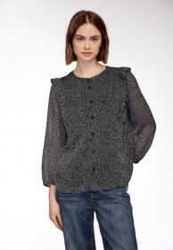 STREET ONE STUDIO Chiffonbluse mit Chiffon-Lagen-Look