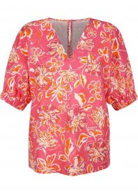 Alba Moda Schlupfbluse »Bluse Bluse mit Gummizug am Ärmel«