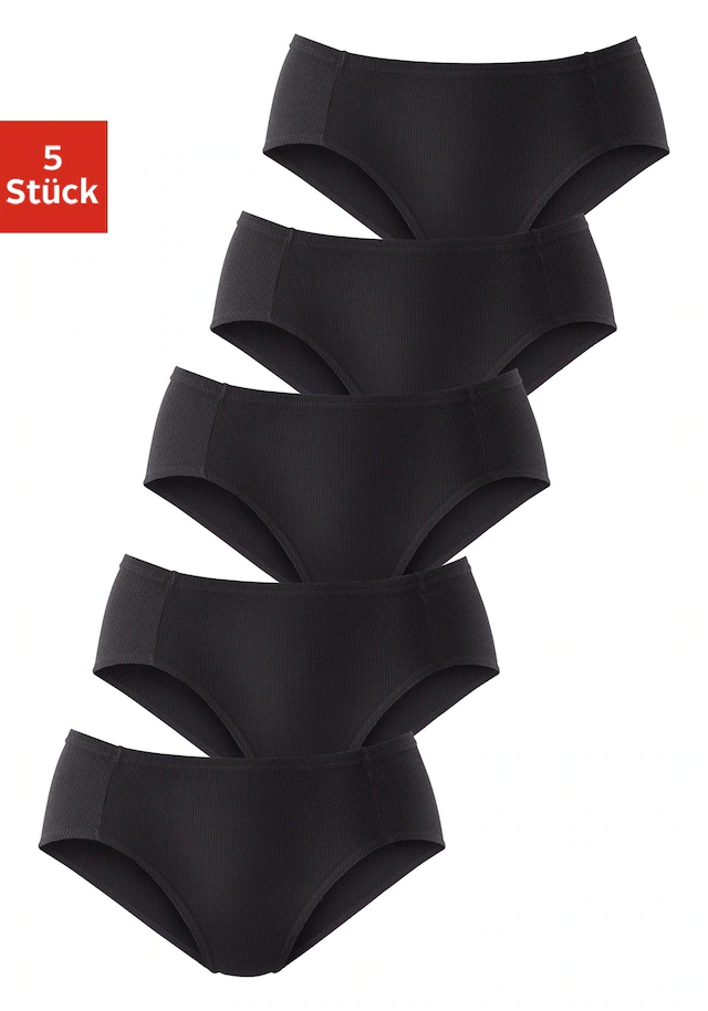 petite fleur Jazz-Pants Slips 5er-Pack,aus weicher Pikee-Qualität