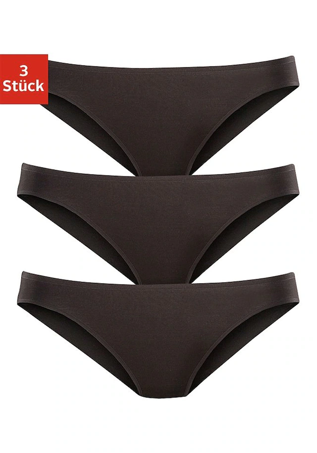 LASCANA Bikinislip »aus hochwertiger Modal-Qualität« 3er-Pack,