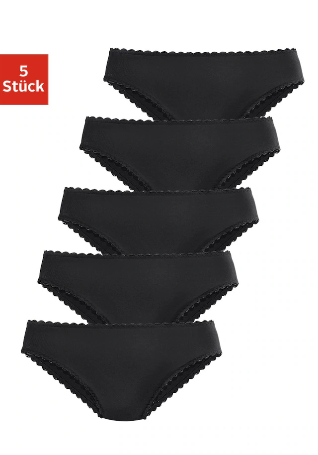 petite fleur Jazz-Pants Slips 5er-Pack,aus weicher Microfaser