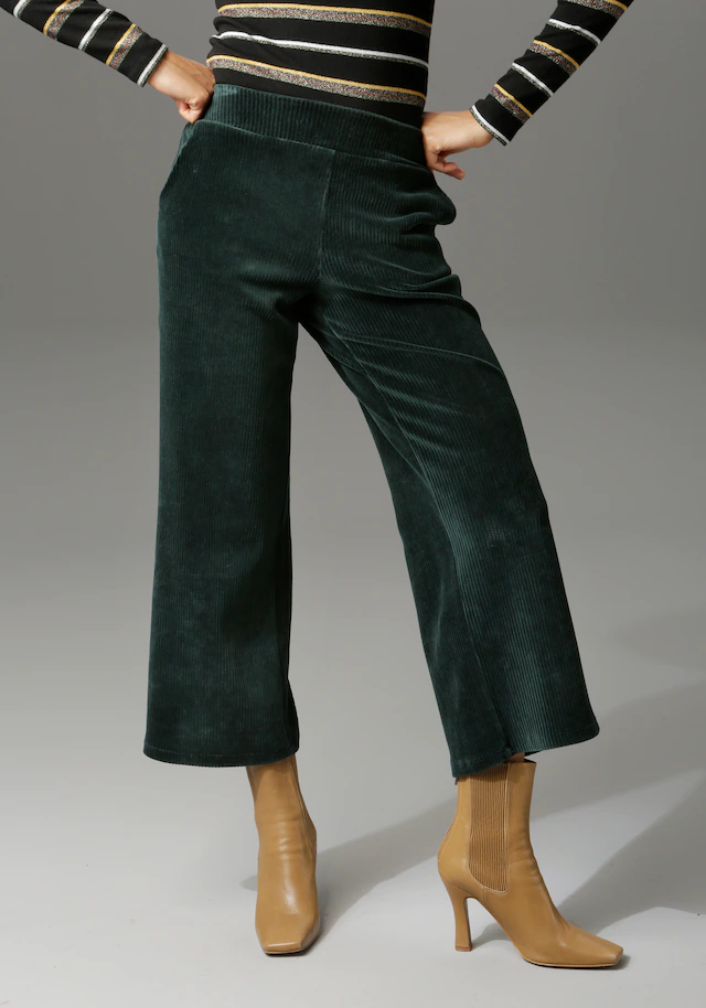 Aniston CASUAL Cordhose in trendiger Culotte-Form