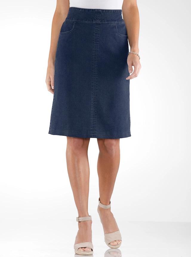 Classic Basics Jeansrock