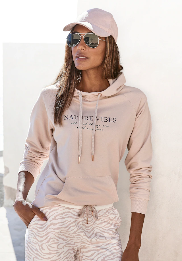 LASCANA Hoodie , mit Kängurutasche, Loungewearn