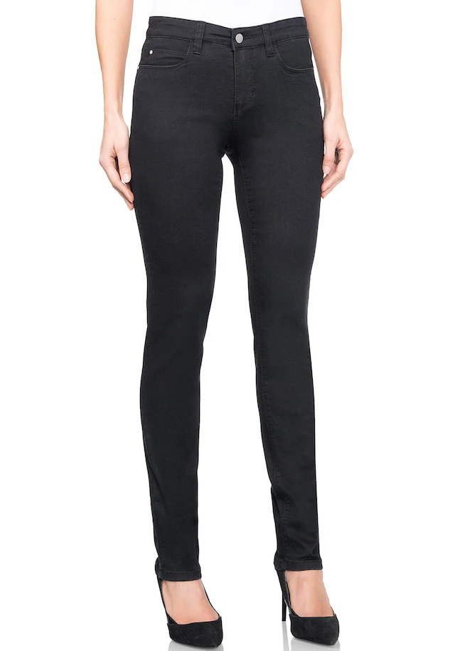 wonderjeans Slim-fit-Jeans »Classic« Klassischer gerader Schnitt