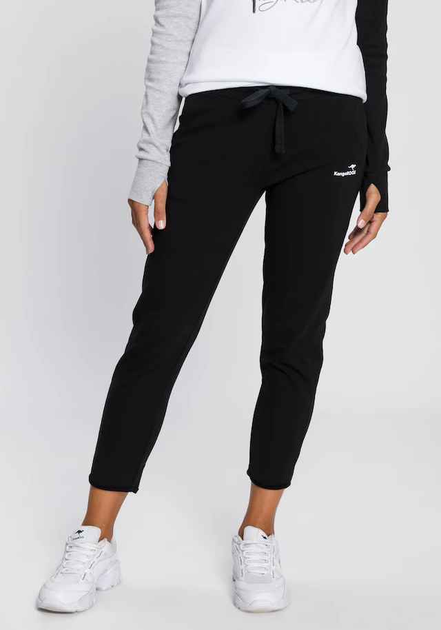 KangaROOS Jogginghose in 7/8-Länge mit Logo-Druck