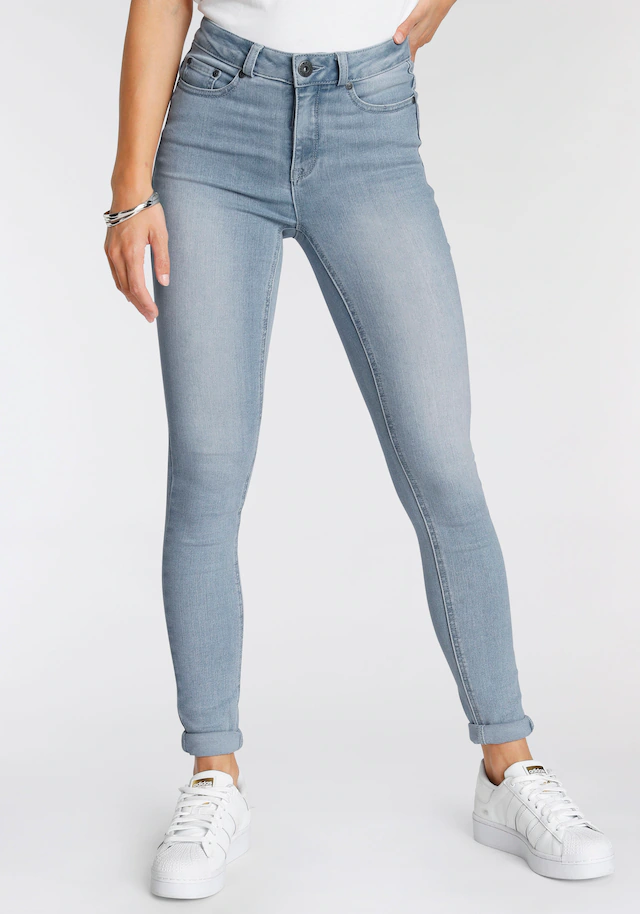 Arizona Skinny-fit-Jeans »Ultra Soft« hohe Leibhöhe,lang,aus Baumwolle, Polyester und Elasthan