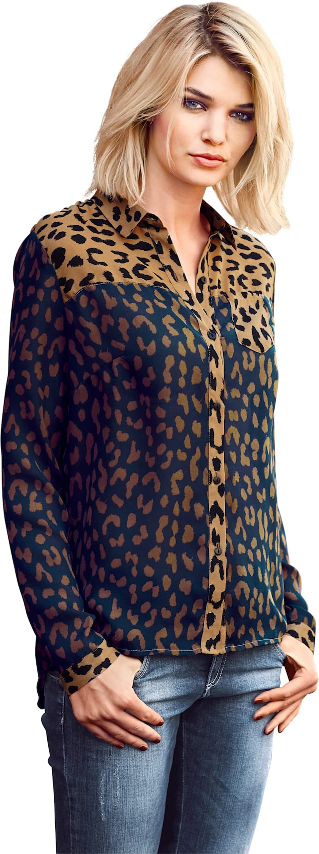 heine Druckbluse
