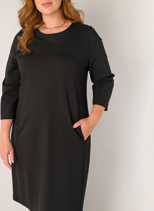 Base Level Curvy Etuikleid »Addy« Eingrifftaschen in formstabilem Viskosemix