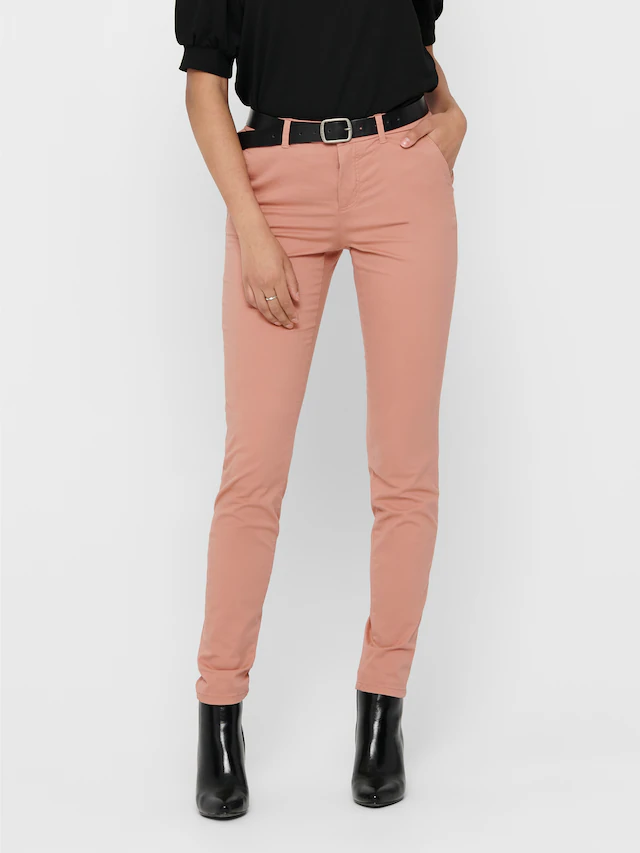 ONLY Chinohose »ONLPARIS REG CHINO PANT« gepflegte Hose mit schmaler Beinform