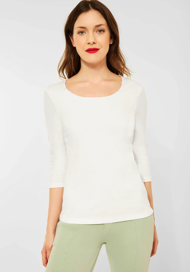 STREET ONE 3/4-Arm-Shirt »Style Pania« mit extra Futter an der Vorderseite