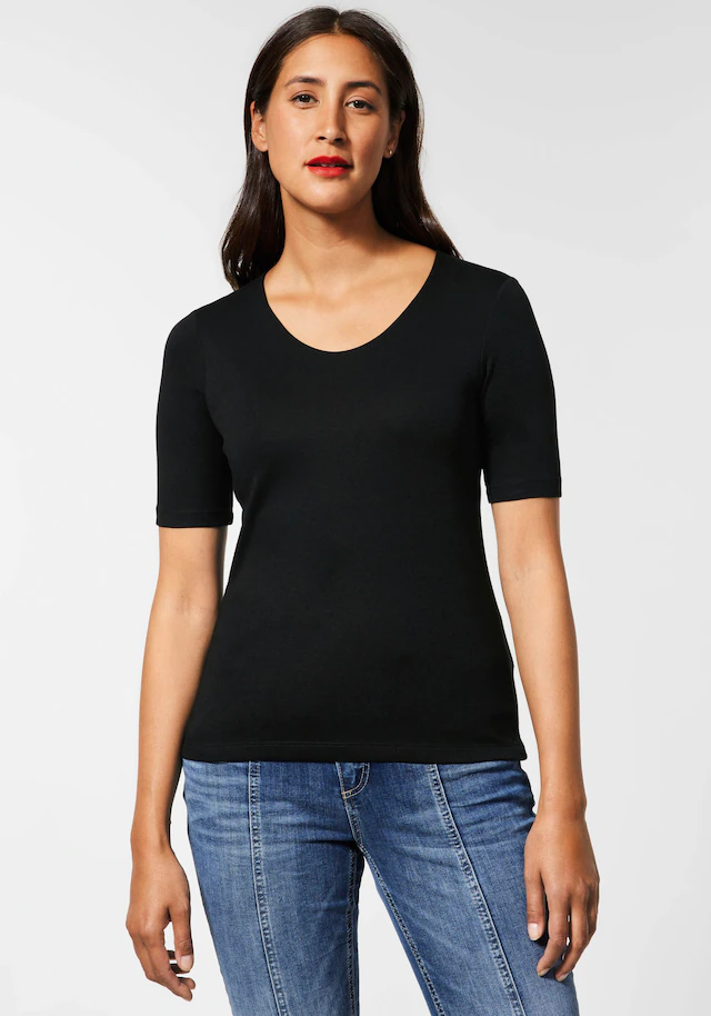 STREET ONE T-Shirt »Style Palmira« im Basic-Style