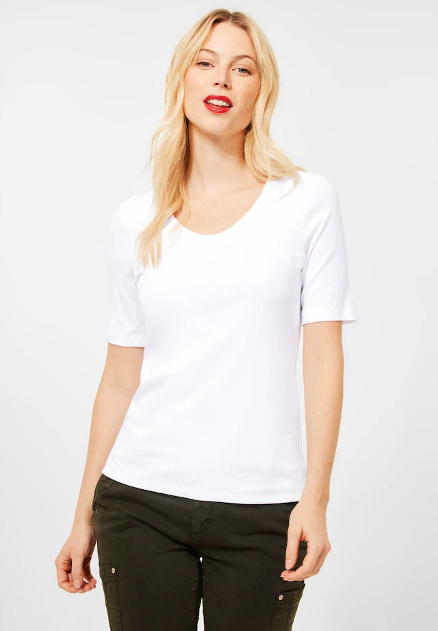 STREET ONE T-Shirt im soften Baumwoll-Mix