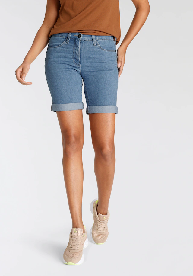 Arizona Jeansbermudas weite Passform,kurze Beinform,hohe Leibhöhe
