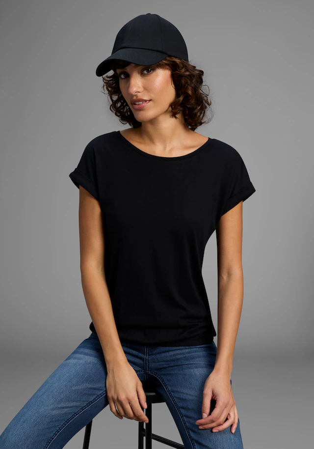 Flashlights T-Shirt Kurzarm, Saum mit Gummibund,Rundhalsausschnitt