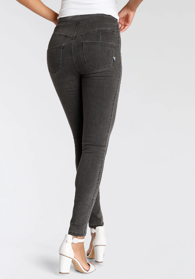 Arizona Jeansjeggings extra-eng geschnittene Beinform,hohe Leibhöhe