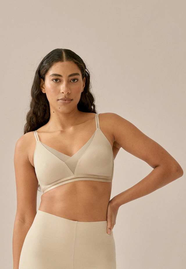 Naturana Bügelloser BH »The Monday« feminin, bequem, ohne Bügel, verstellbare Träger
