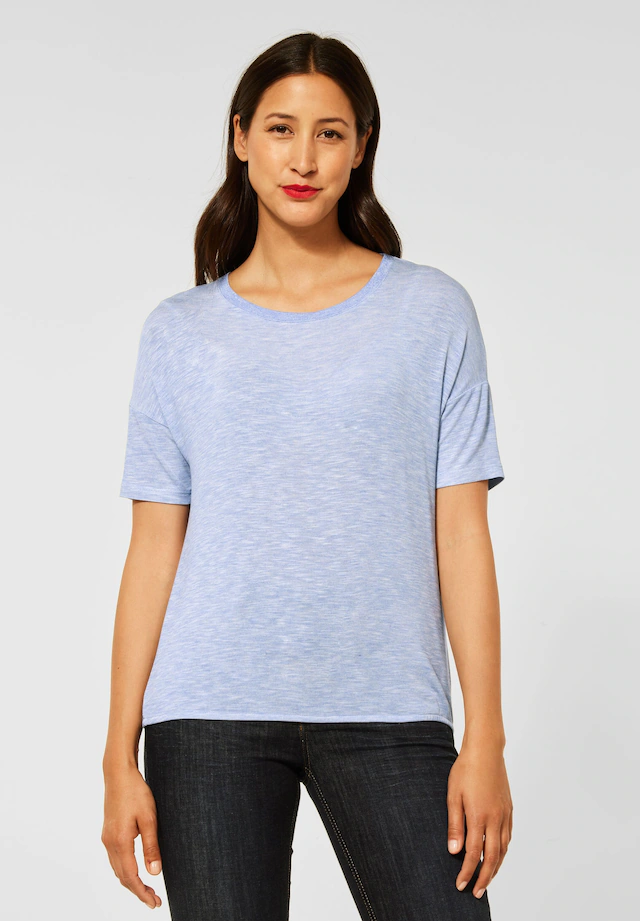 STREET ONE T-Shirt in Unifarbe