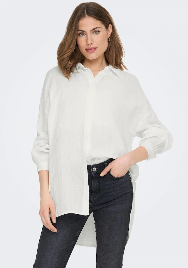 ONLY Longbluse »ONLTHYRA OVERSIZED SHIRT NOOS WVN«