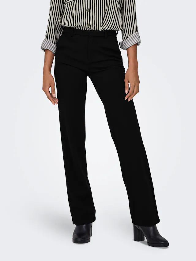 ONLY Anzughose »ONLRAFFY – Hose mit geradem Bein und Stretchkomfort« Materialmix