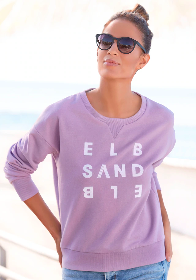 Elbsand Sweatshirt »Ylva«, mit Logodruck, sportlich-casualn
