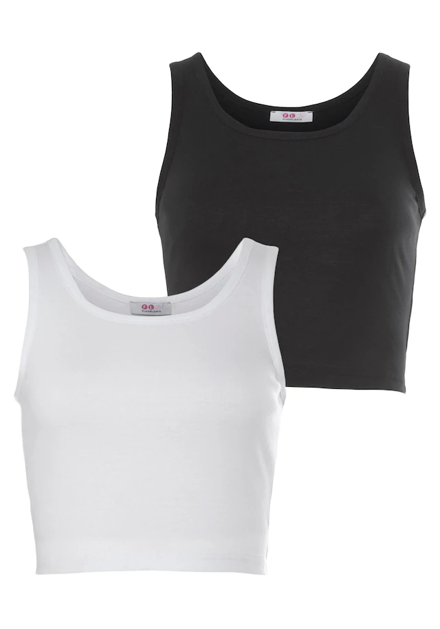 Flashlights Crop-Top Packung, 2er- Pack, 2 Stk. kurze Länge