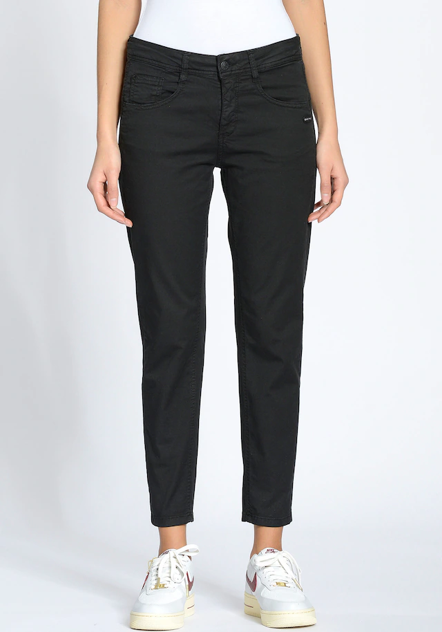 GANG 5-Pocket-Hose »94AMELIE CROPPED« mit doppelter Passe und doppelter, rechter Gesäßtasche
