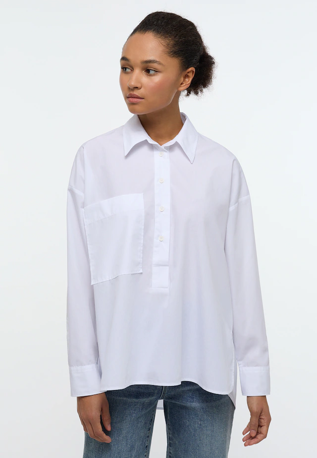 Eterna Longbluse »OVERSIZE FIT« EASY IRON (bügelleicht)