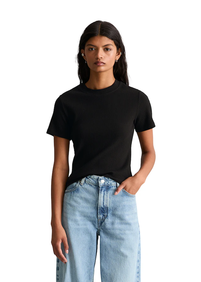 Marc O'Polo DENIM T-Shirt »aus elastischem Bio-Baumwolle-Mix«