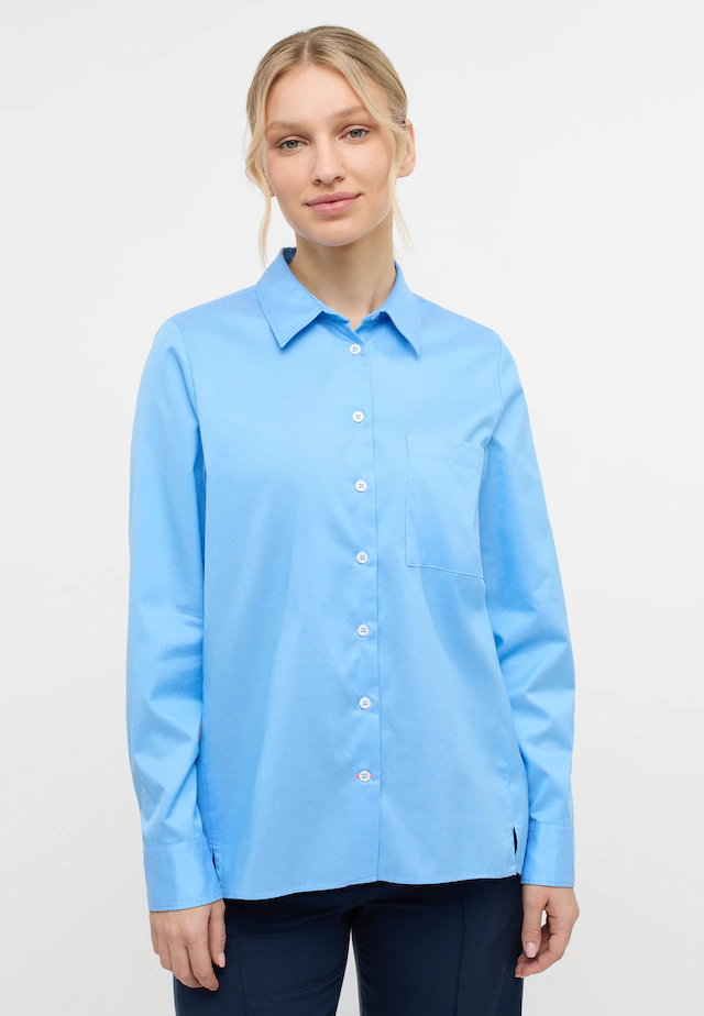 Eterna Hemdbluse »LOOSE FIT« EASY IRON (bügelleicht)