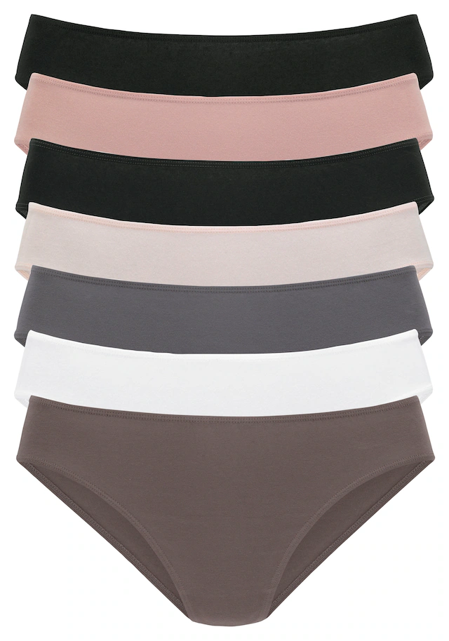 Vivance Jazz-Pants Slips 7er-Pack,in frischen und gedeckten Farben