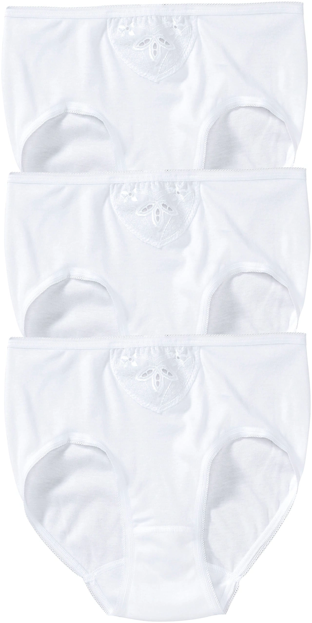 Speidel Hüftslip »Noelle« 3er Pack,bequem, weich, schlicht, elastisch, feminin, mit Motiv, Baumwolle