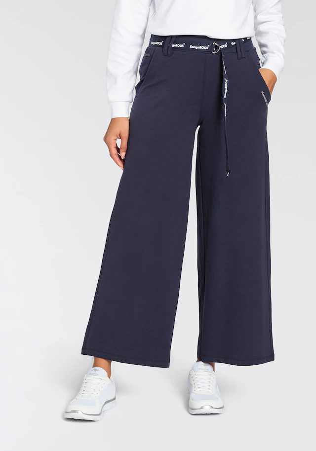 KangaROOS Jerseyhose mit weitem Bein in Culotte Form