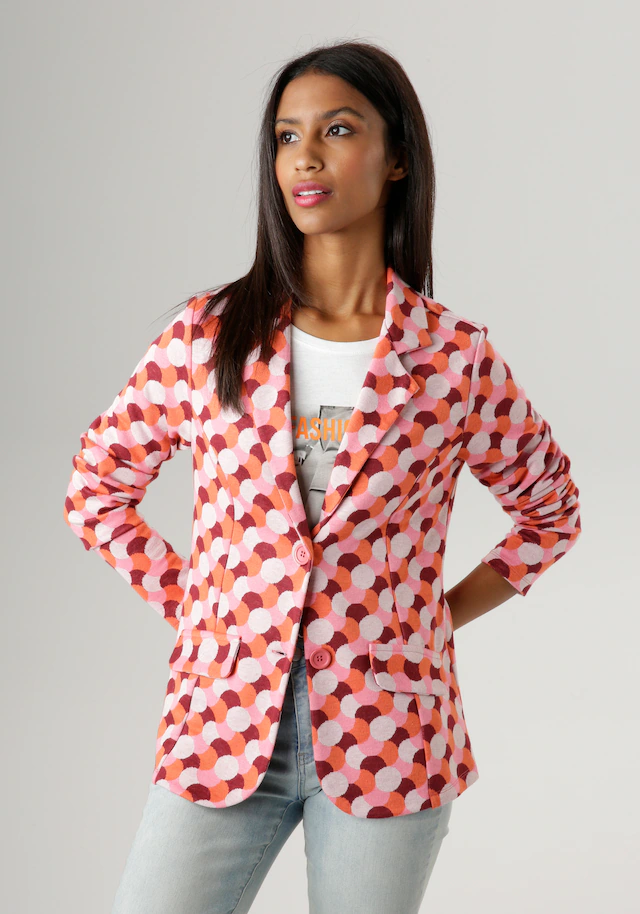 Aniston SELECTED Kurzblazer in Jacquard-Qualität