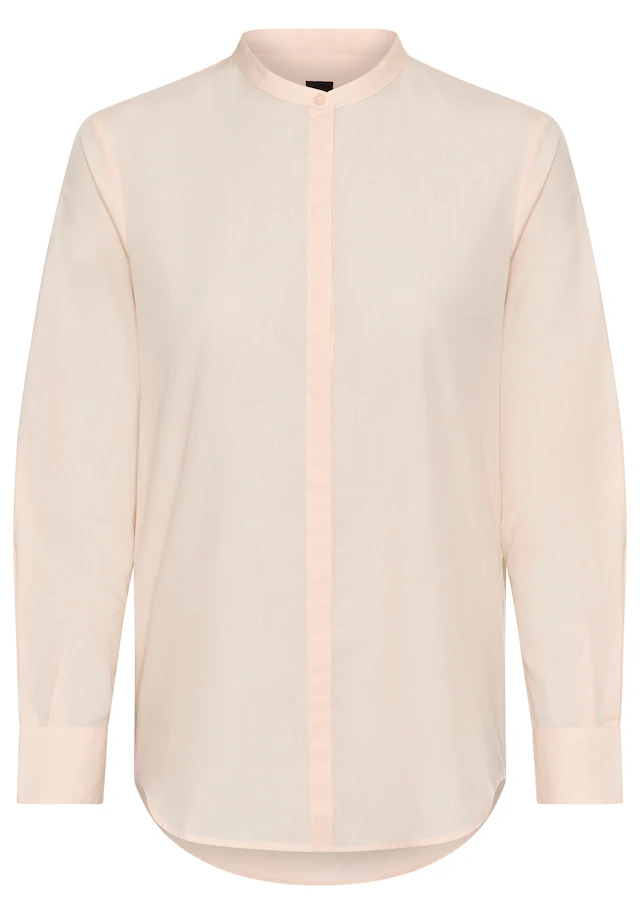 BOSS ORANGE Klassische Bluse »Befelize Premium Damenmode« Chambray Qualität, Stehkragen
