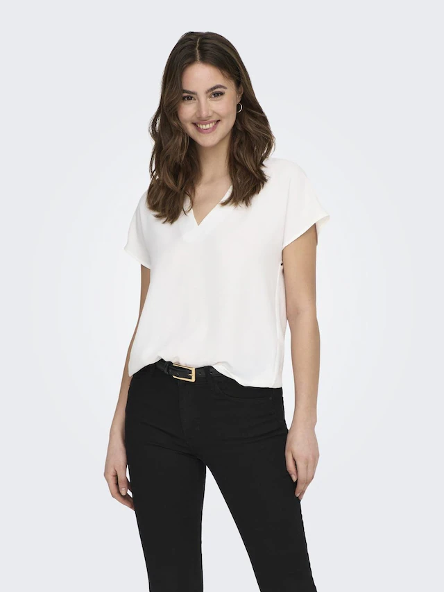 JDY Shirtbluse »JDYLION S/S TOP WVN NOOS«