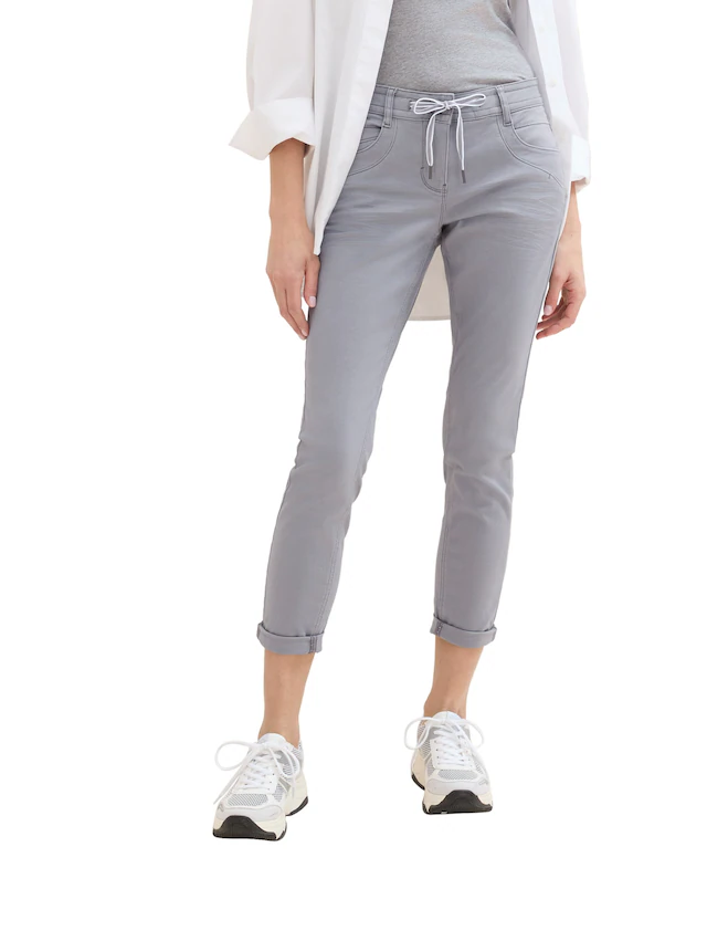 TOM TAILOR 7/8-Hose »Tapered« mit Bindeband am Bündchen