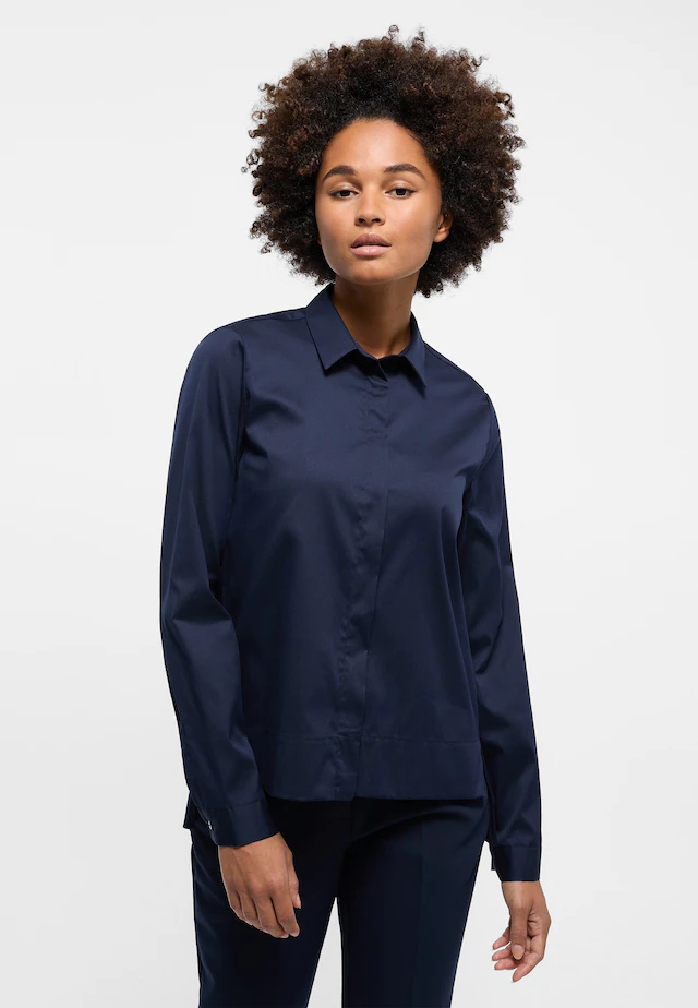 Eterna Hemdbluse »LOOSE FIT« EASY IRON (bügelleicht)