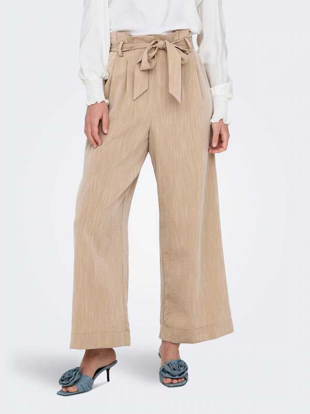 ONLY Paperbag-Hose »ONLMARSA SOLID PAPERBAG PANT WVN NOOS« mit Gürtel
