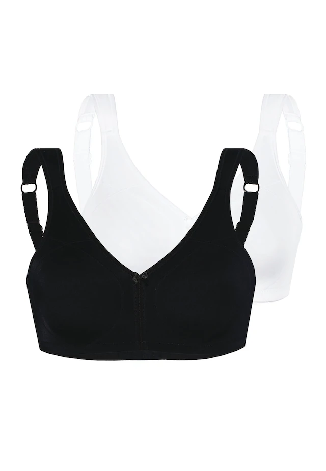 Sassa Sport-BH 2er Pack,Funktioneller Soft-BH ohne Bügel