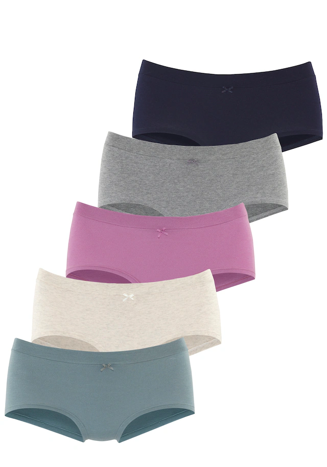 Vivance Panty 5er-Pack,mit breitem Bündchen ohne zusätzliches Gummi