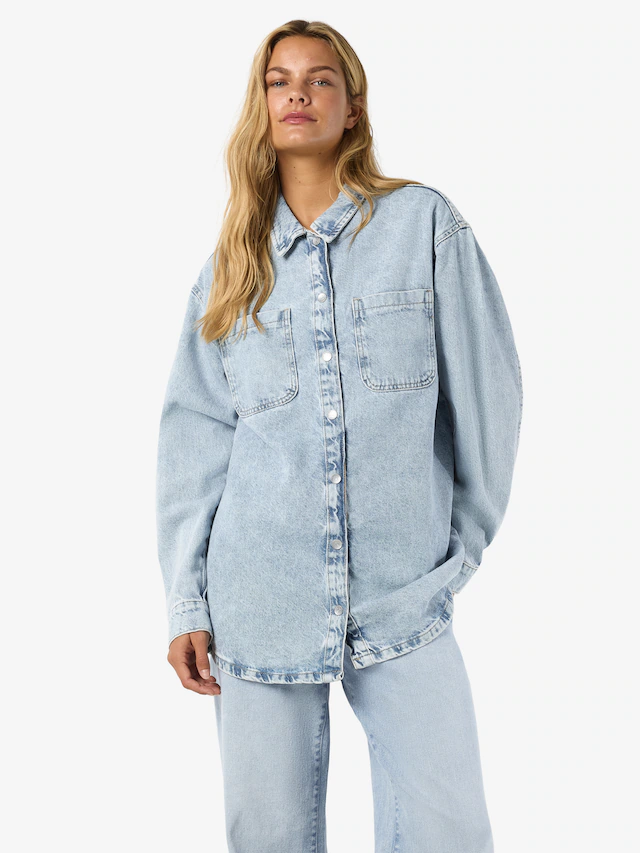 Noisy may Jeansbluse »NMALVA L/S DENIM SHACKET AZ352LB NOOS«