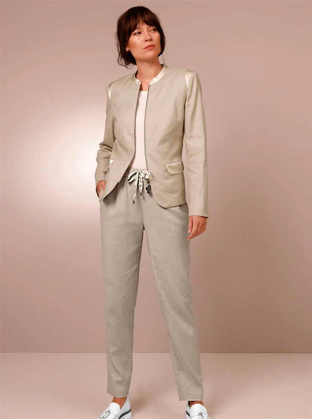 CREATION L PREMIUM Jackenblazer »Leinen-Viskose-Blazer«