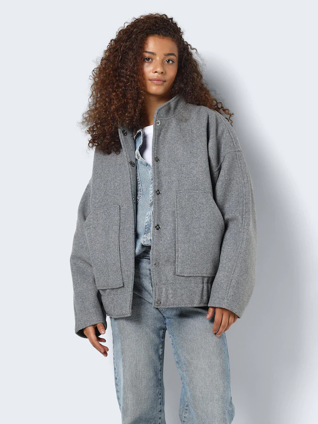 Noisy may Blusenjacke »NMHALSTON L/S BOMBER JACKET WVN NOOS«