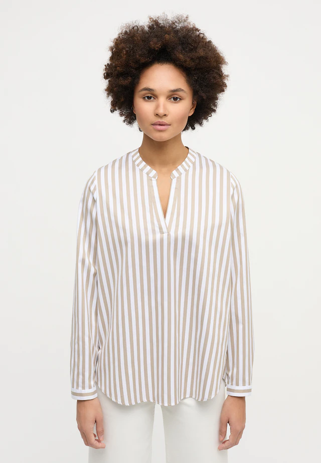 Eterna Longbluse »LOOSE FIT« EASY IRON (bügelleicht)